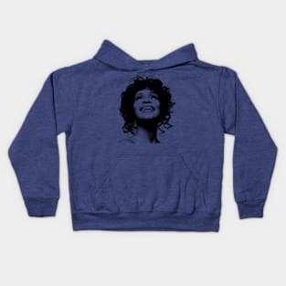 Whitney Houston // Pencil Drawing Vintage Kids Hoodie